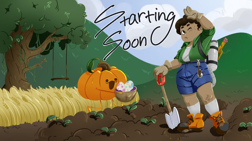 Starting Soon screen for my personal twitch channel.