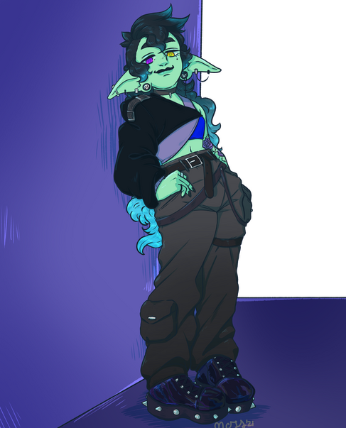 Character Design of Jinx the Gothlin