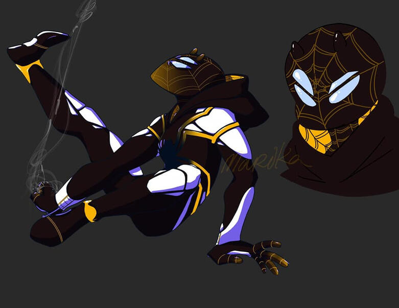 Spidersona character design