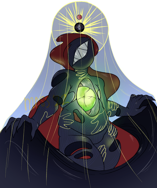 A vent piece for a monster character