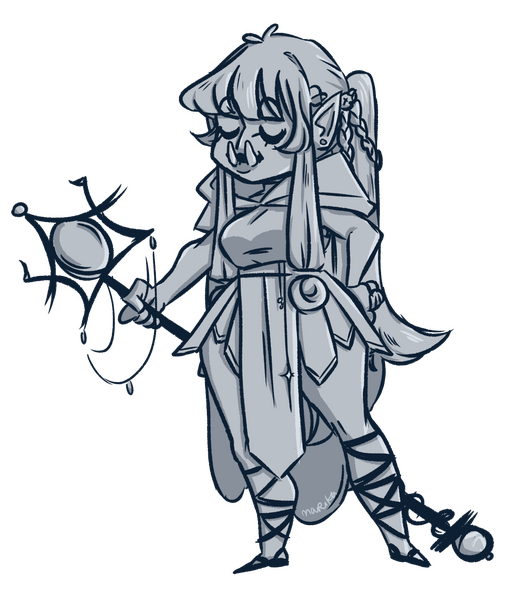 Zymar the Orc Priestess